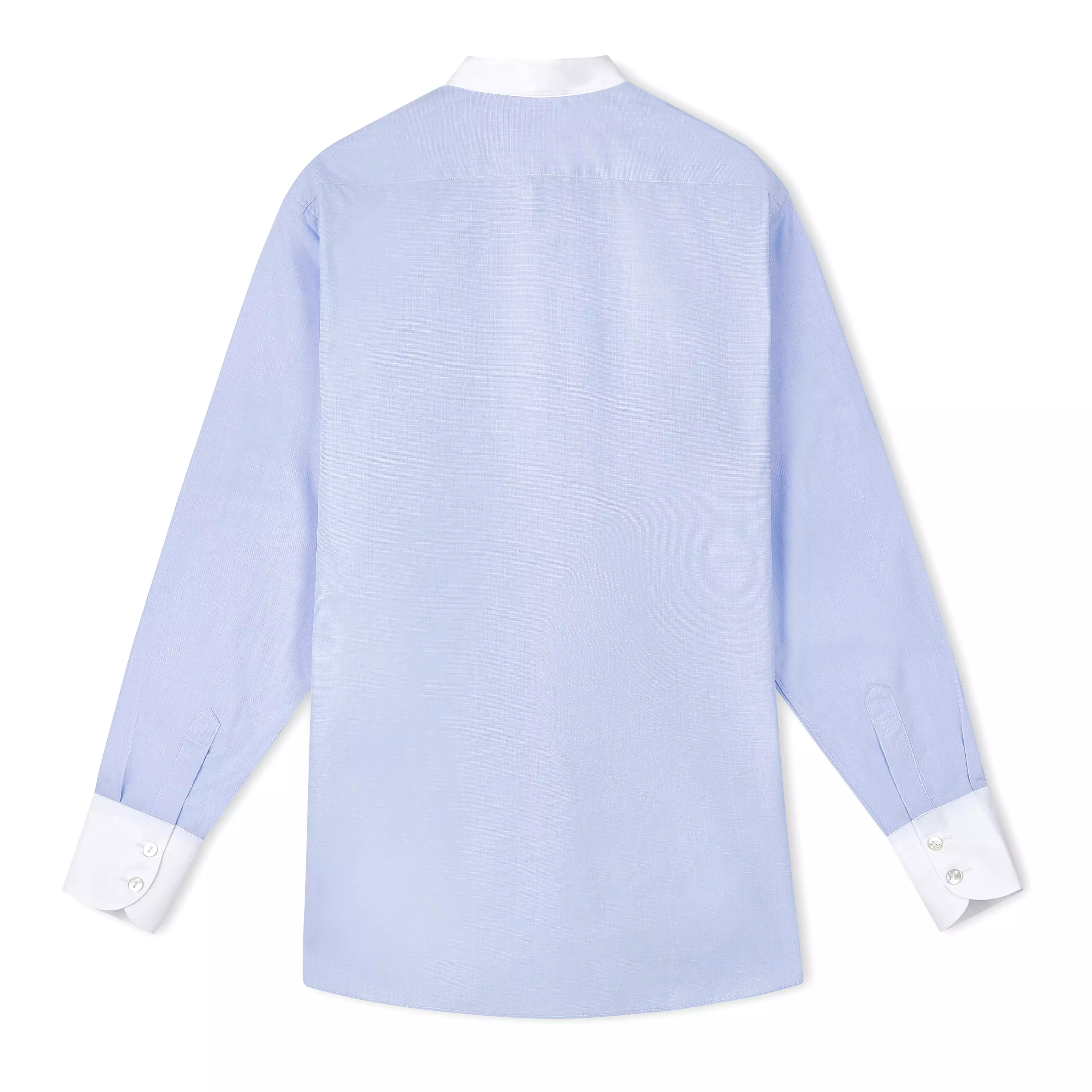 Matilde Blue Shirt With White Trim