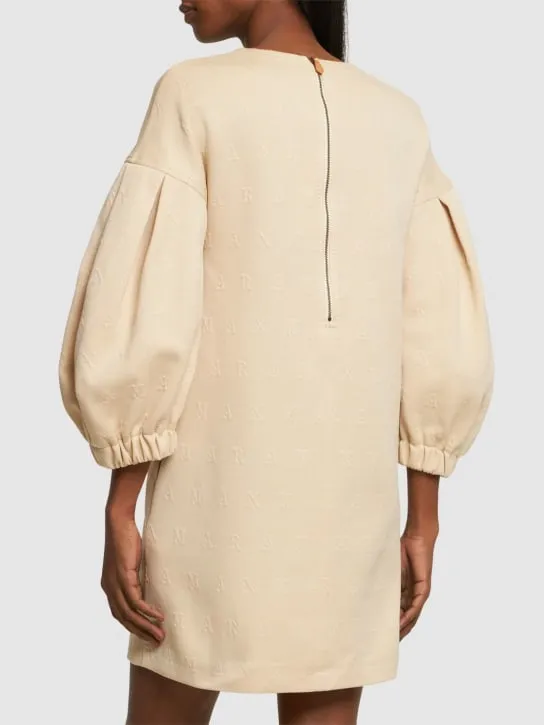 Max Mara   Cotton jersey mini dress w/ drawstring 