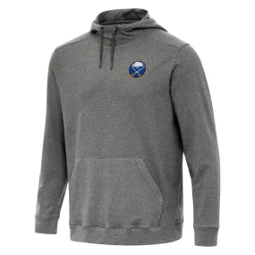 Men's Buffalo Sabres Antigua Heather Black Cloud Pullover Hoodie