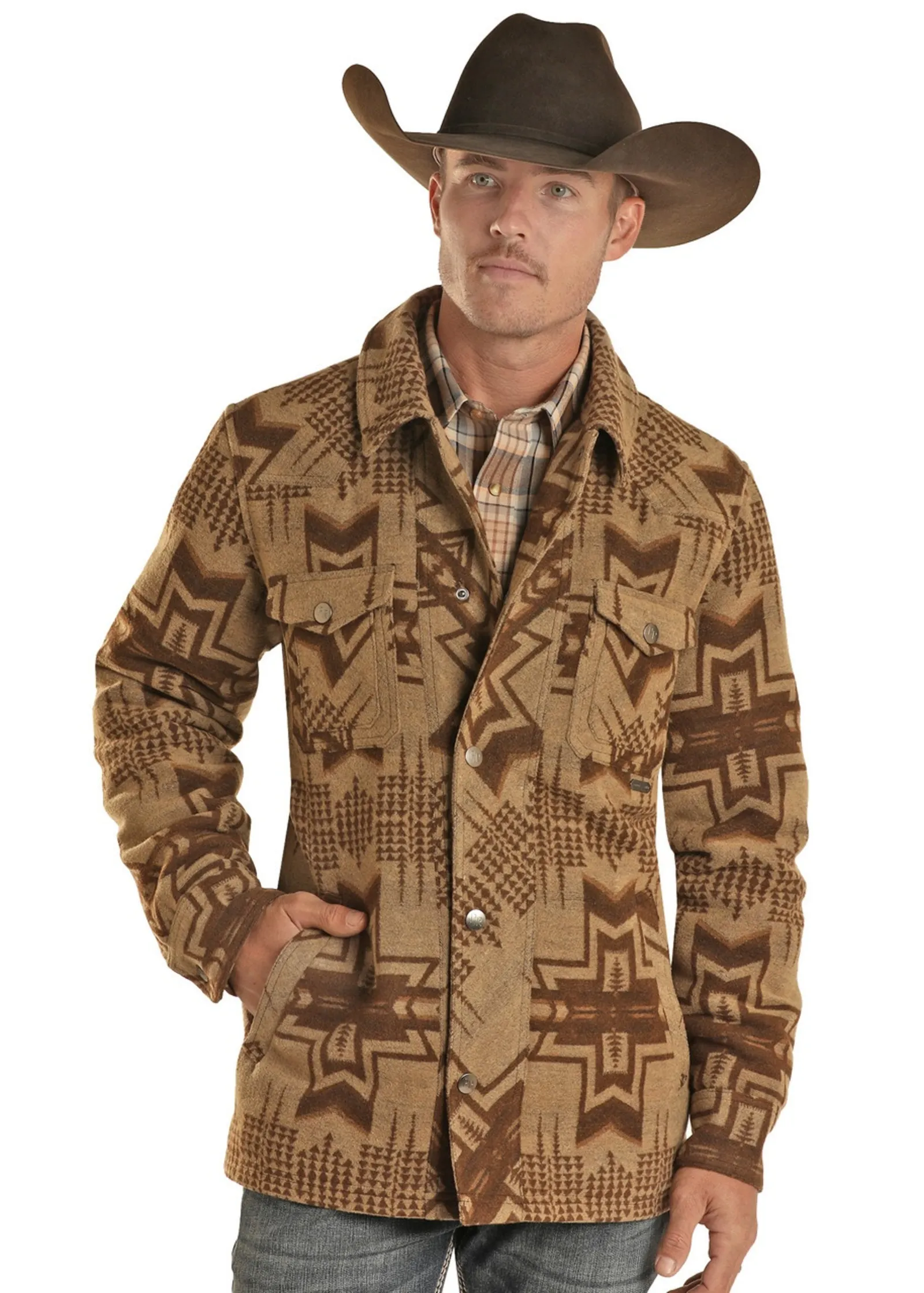 Men's Powder River Aztec Coat 