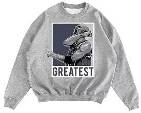 Mj Greatest Cool Grey 11's Grey Limited Crewneck Sweater