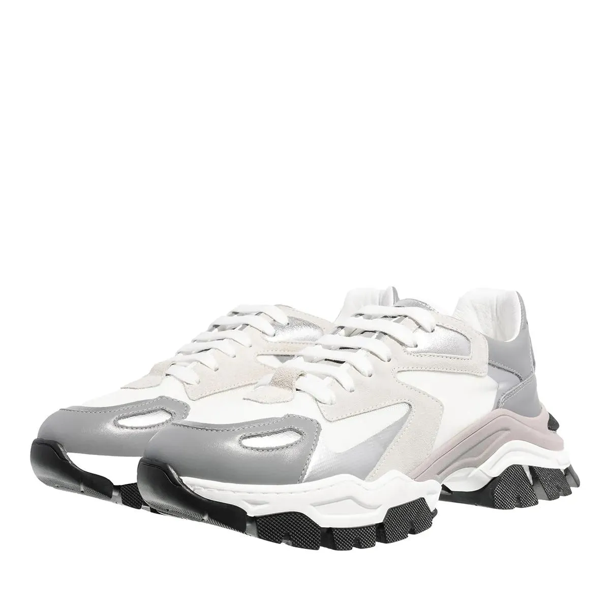 Moschino  Race Sneaker Perla/Argento/Bianco