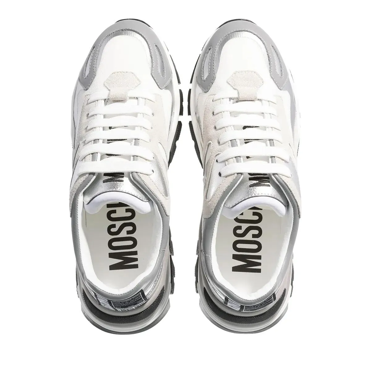 Moschino  Race Sneaker Perla/Argento/Bianco