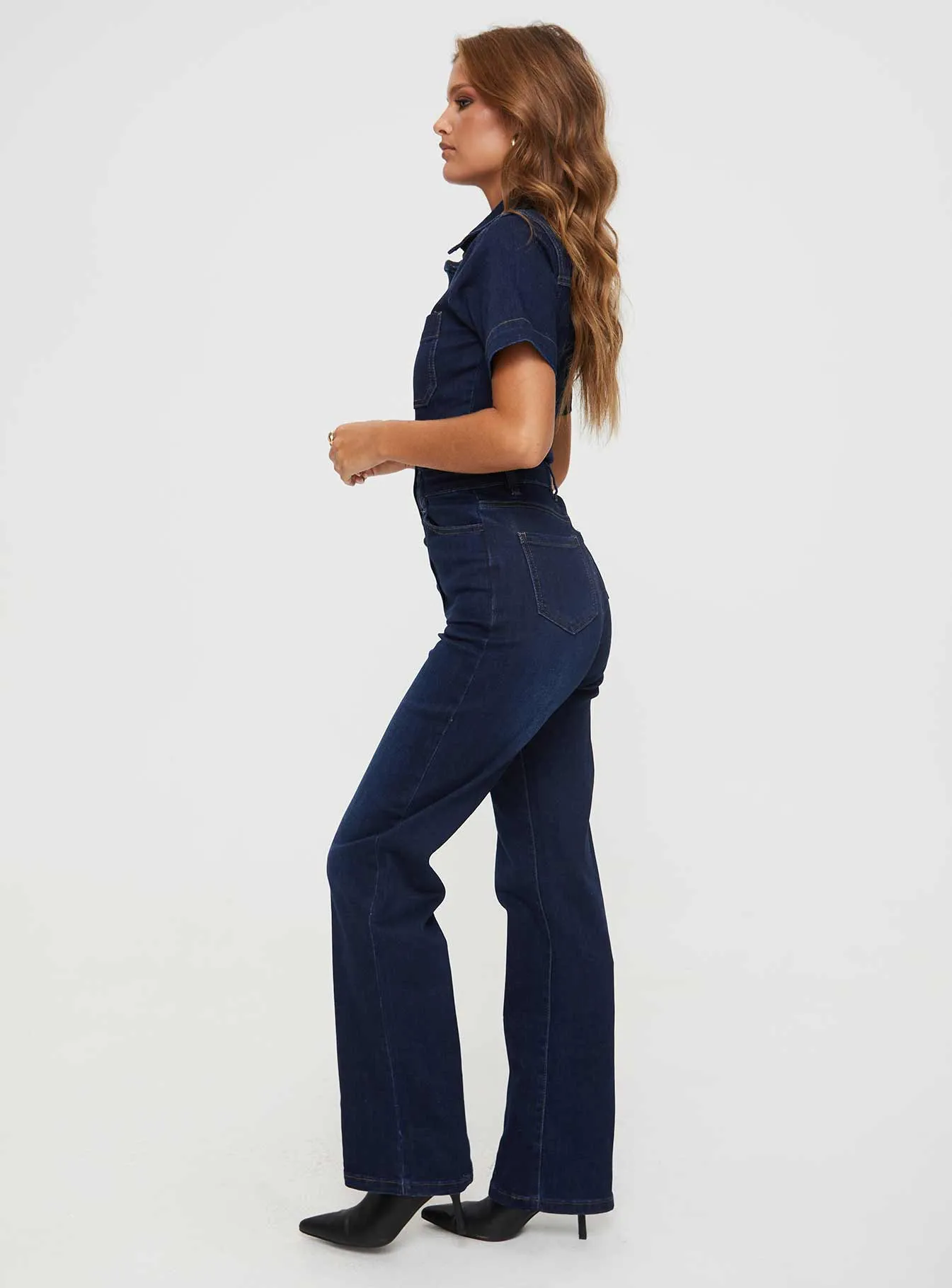 Muro Denim Jumpsuit Blue