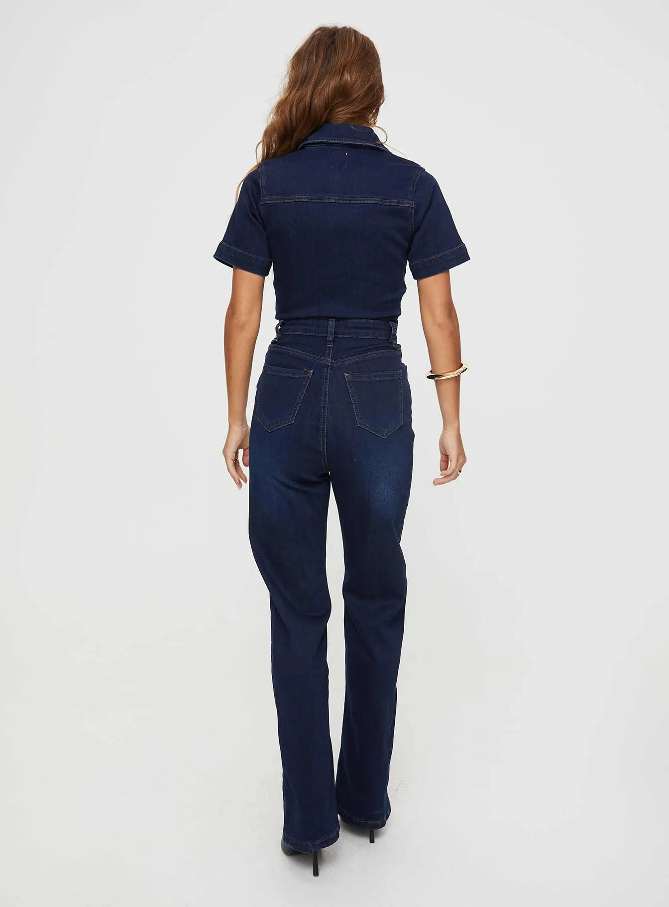 Muro Denim Jumpsuit Blue