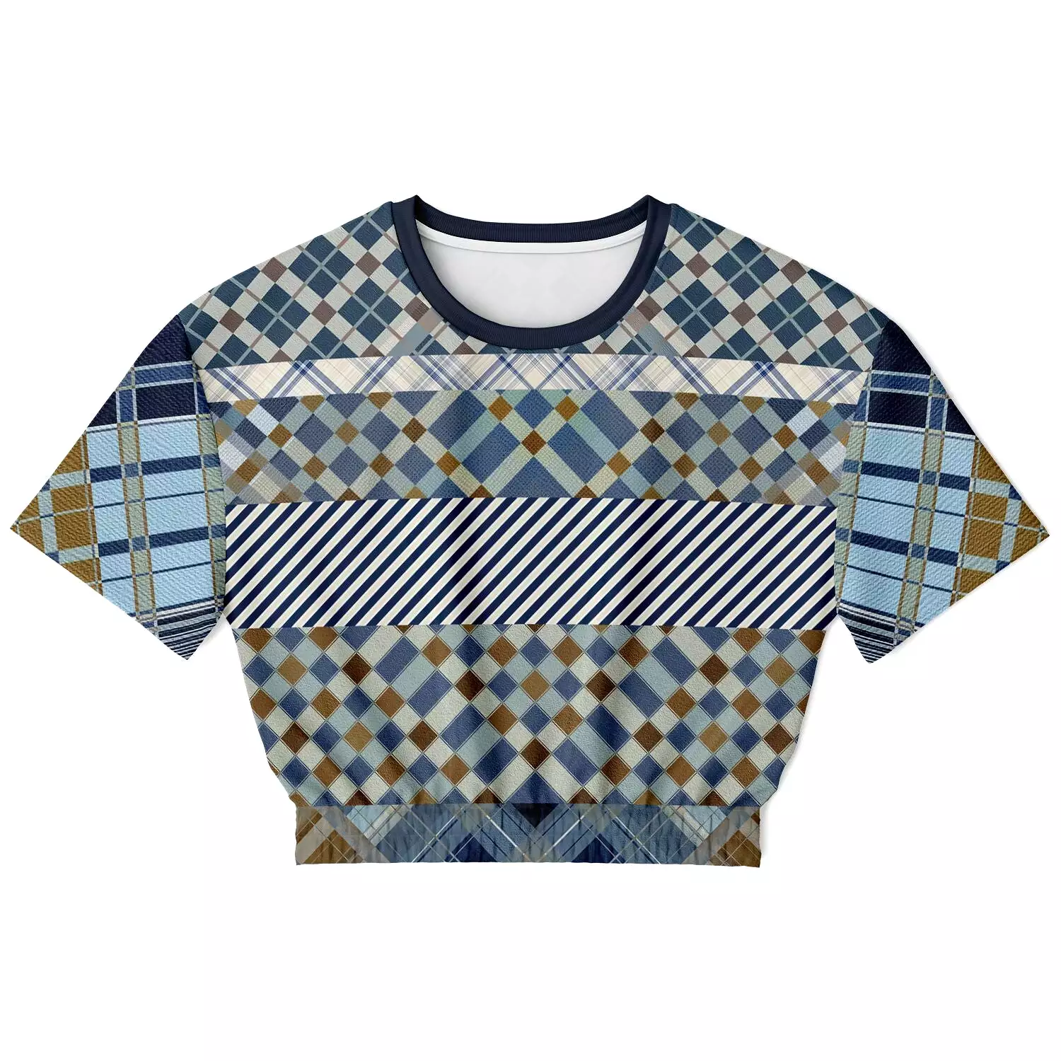 Nassau Short Sleeve Cropped Eco-Poly Sweater