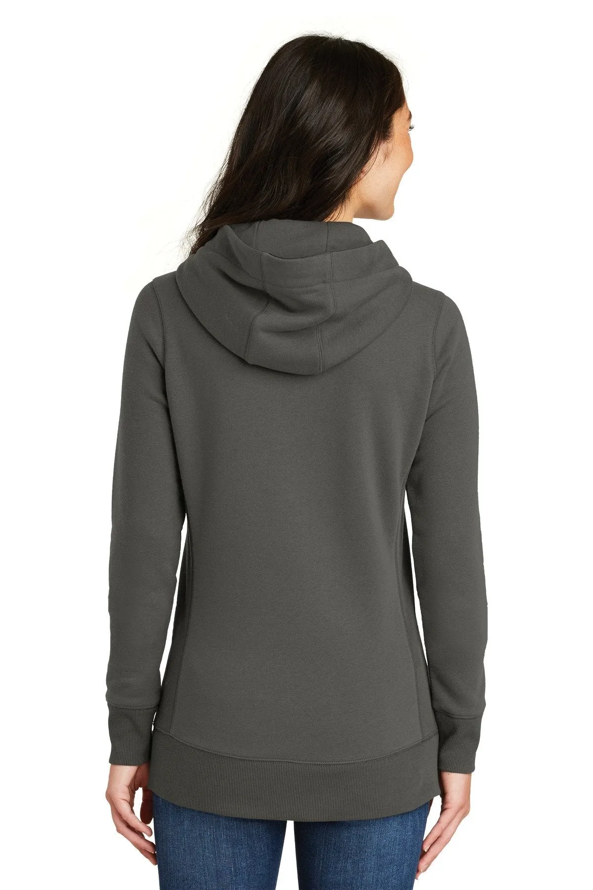 New Era Ladies French Terry Pullover Hoodie LNEA500 Graphite