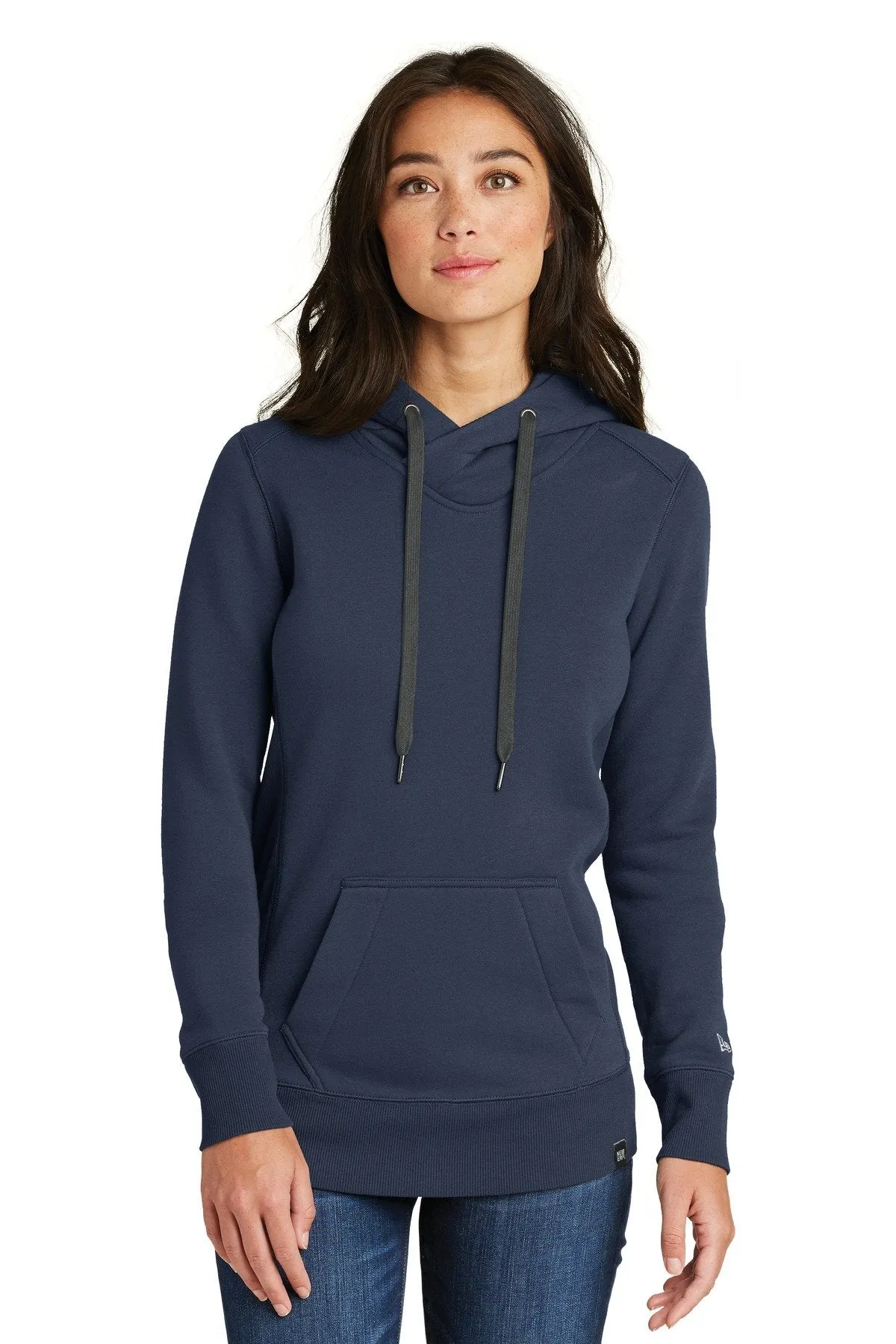 New Era Ladies French Terry Pullover Hoodie LNEA500 True Navy