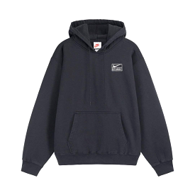 Nike x Stussy Stonewashed Black Hoodie