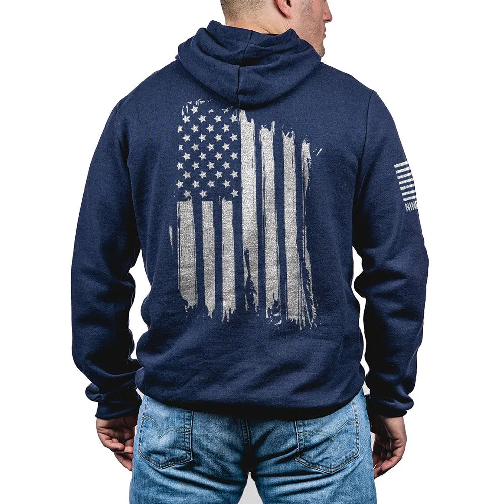 Nine Line Apparel Men's America Flag Hoodie