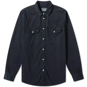 Nudie George Denim ShirtBlack Home