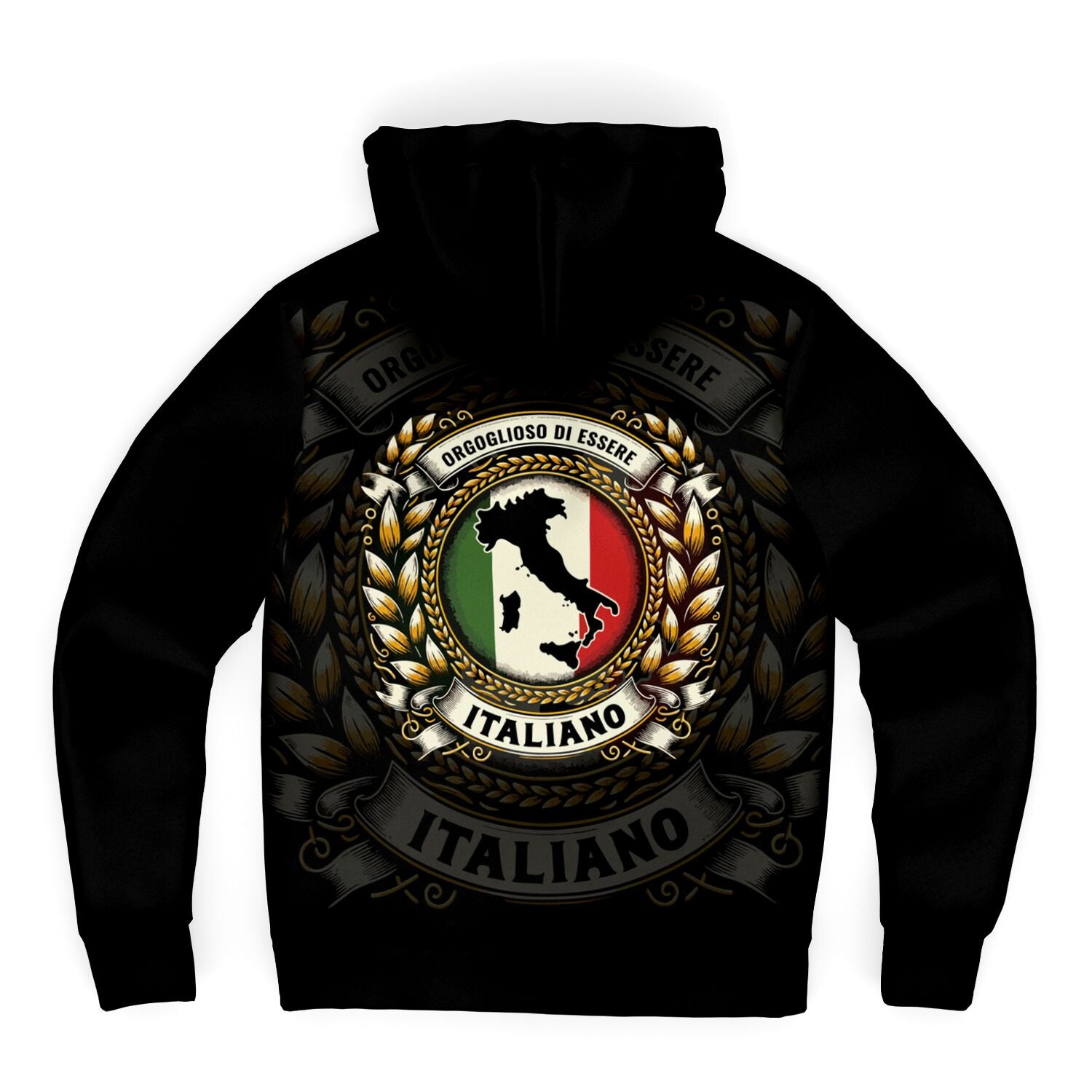 Orgoglioso di Essere Italiano - Microfleece Zip-Up Hoodie