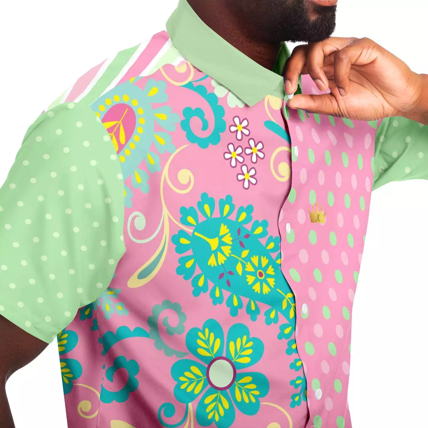 Paisley Park Short Sleeve Button Down Shirt