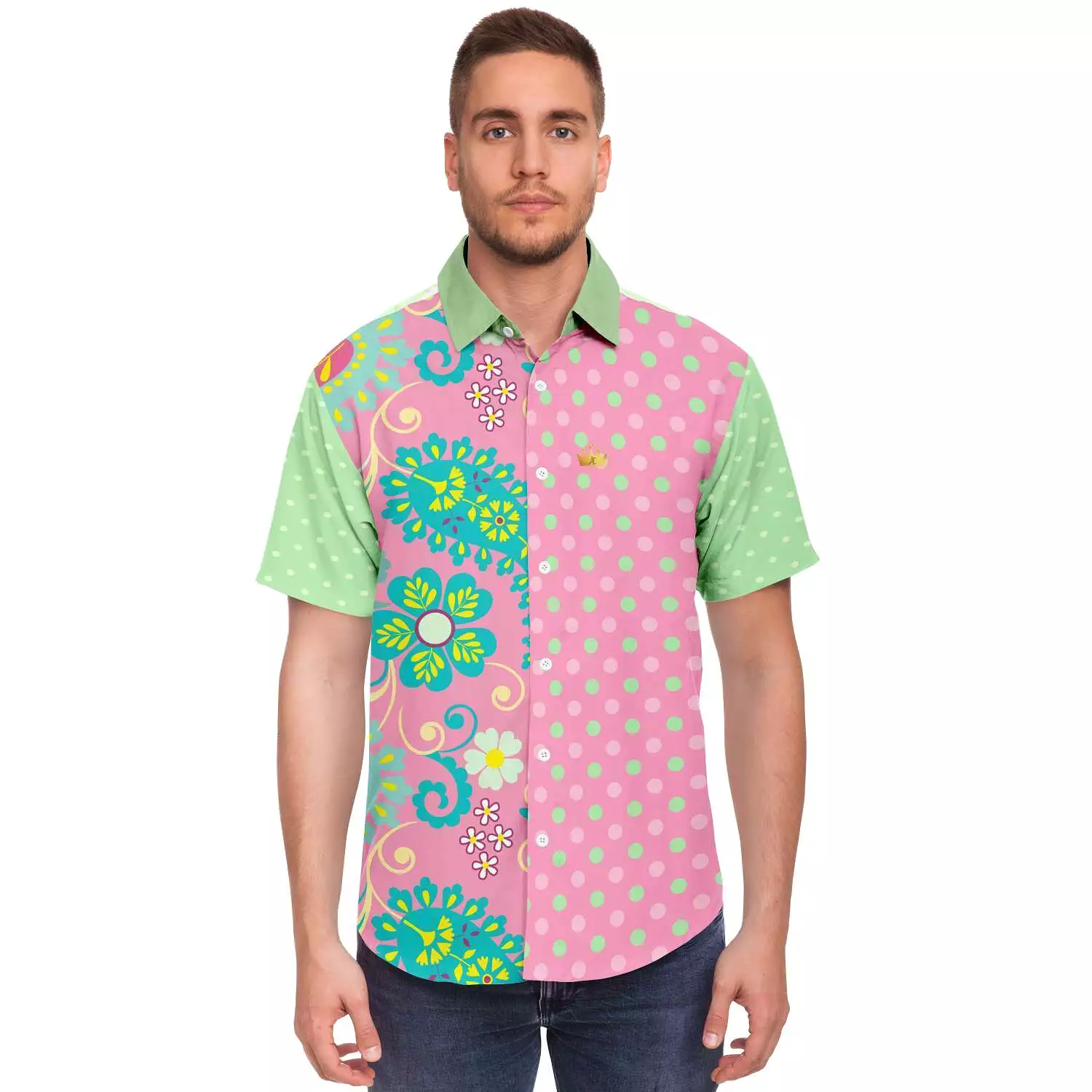 Paisley Park Short Sleeve Button Down Shirt