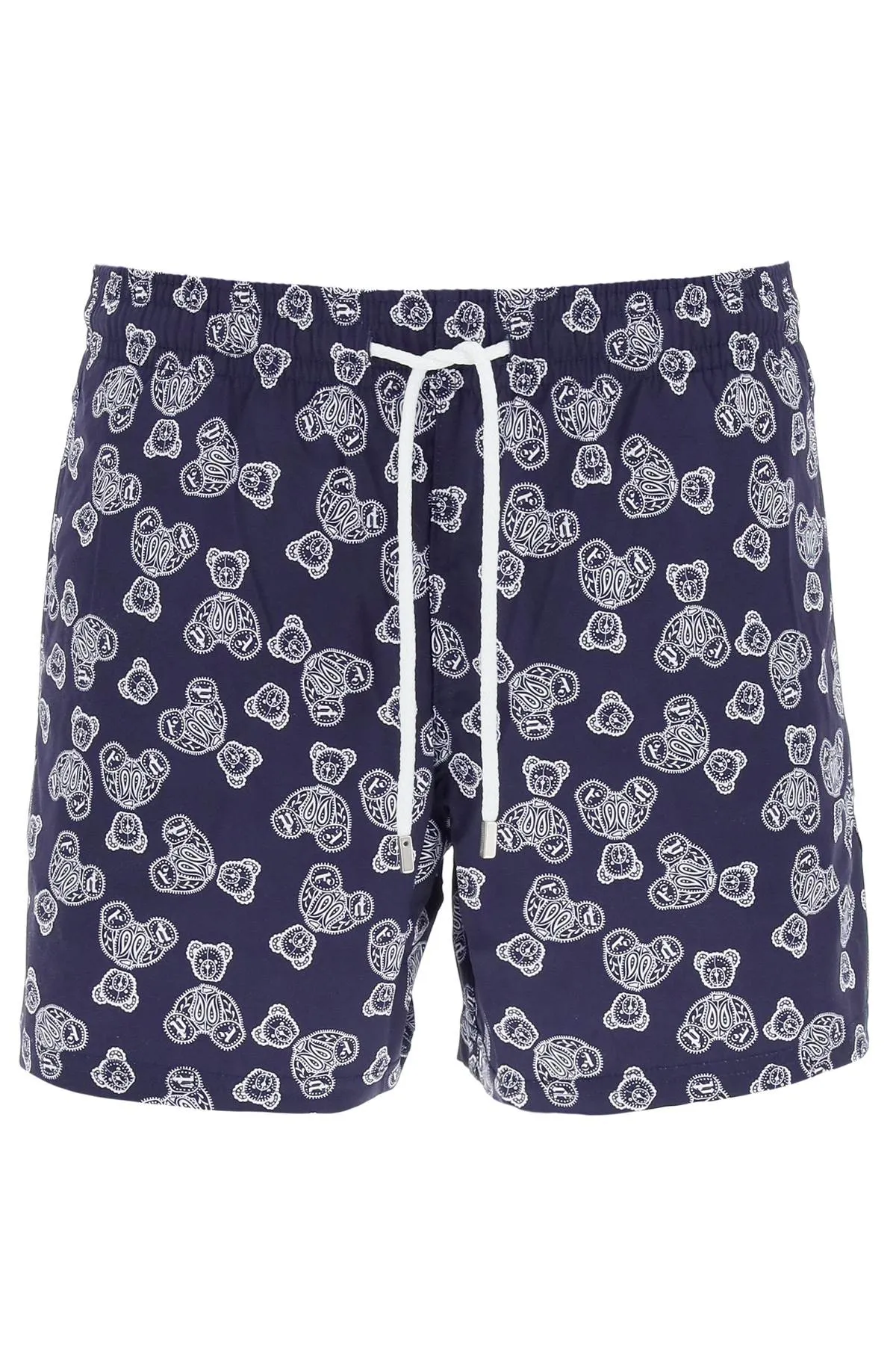 Palm Angels Teddy Print Drawstring Swim Shorts