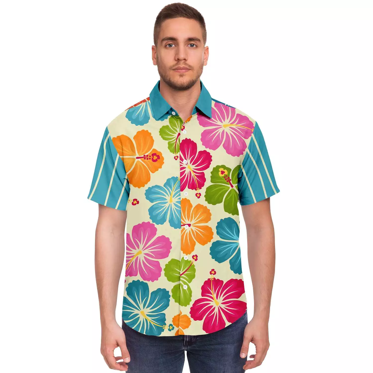 Paradise Road Short Sleeve Button Down Shirt