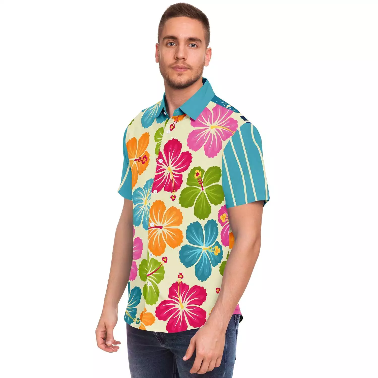 Paradise Road Short Sleeve Button Down Shirt