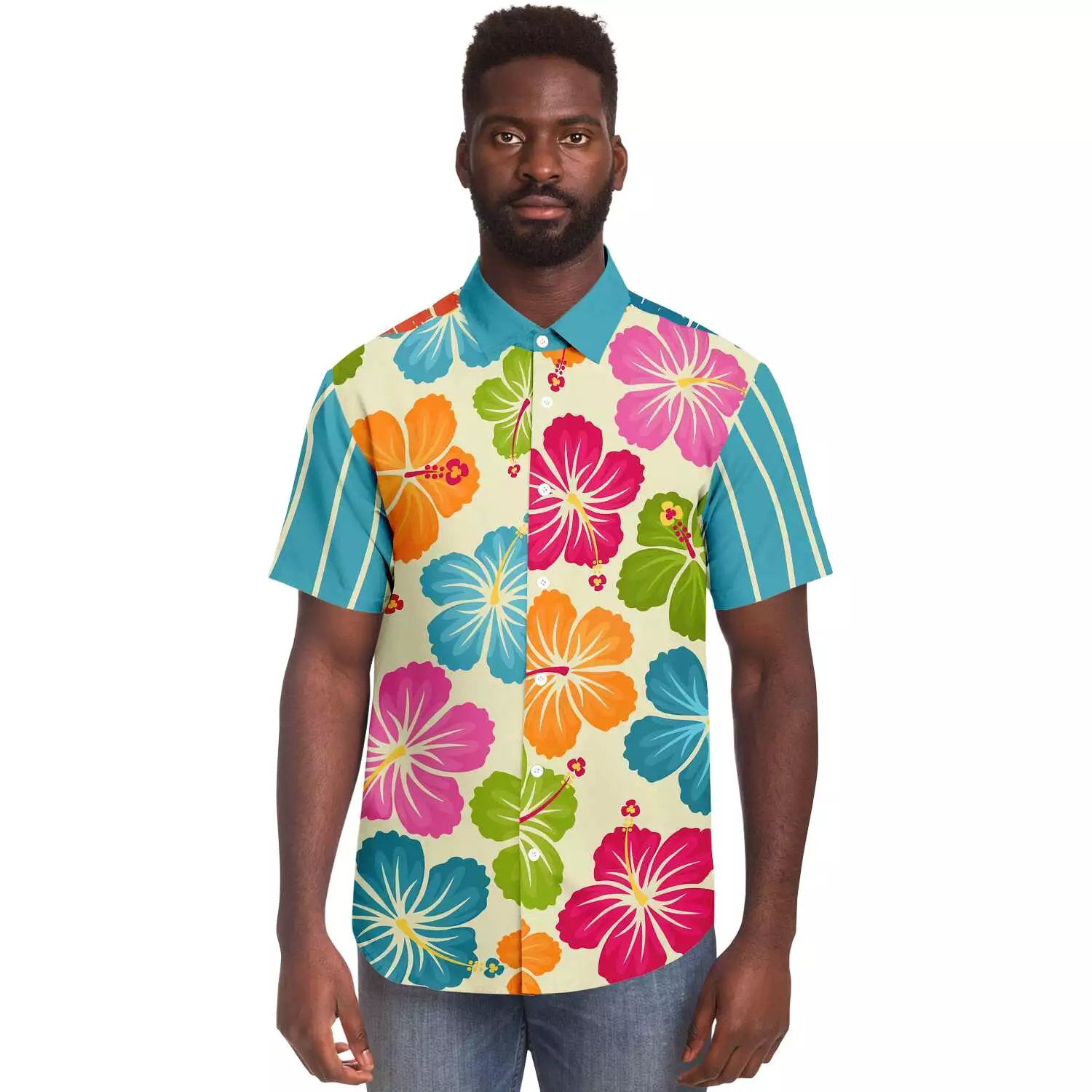 Paradise Road Short Sleeve Button Down Shirt