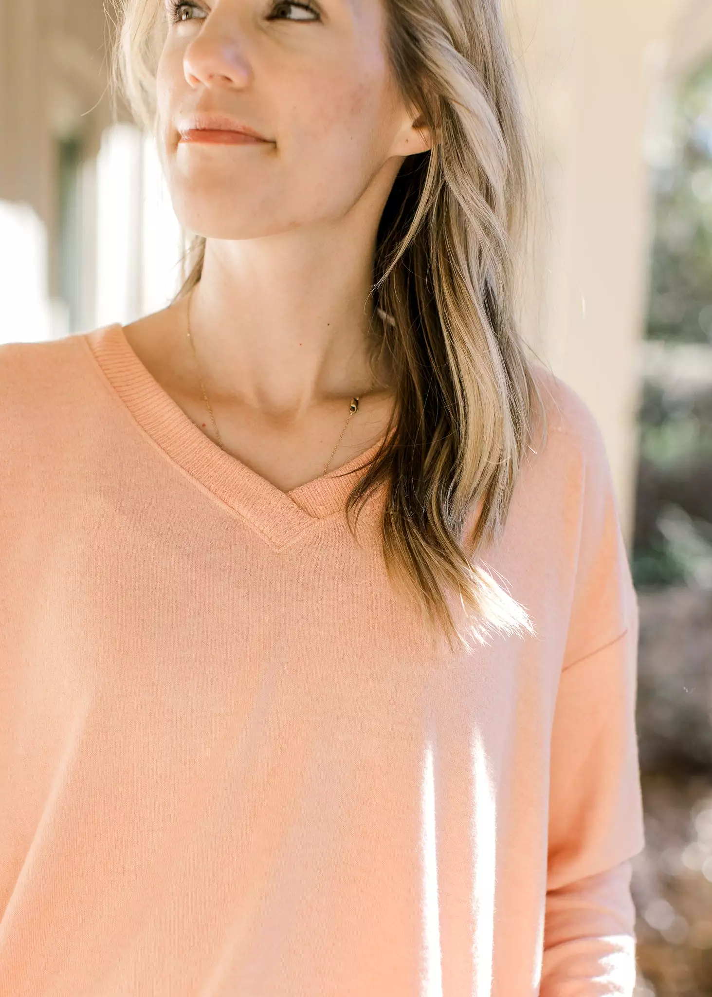 Peach Hue Sweater