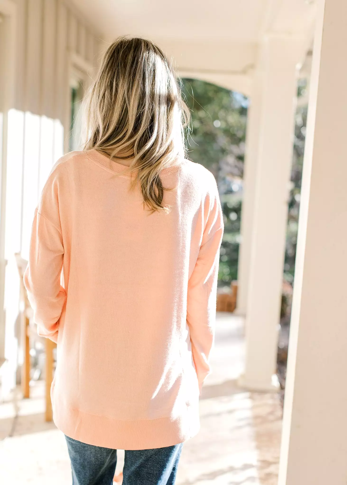 Peach Hue Sweater