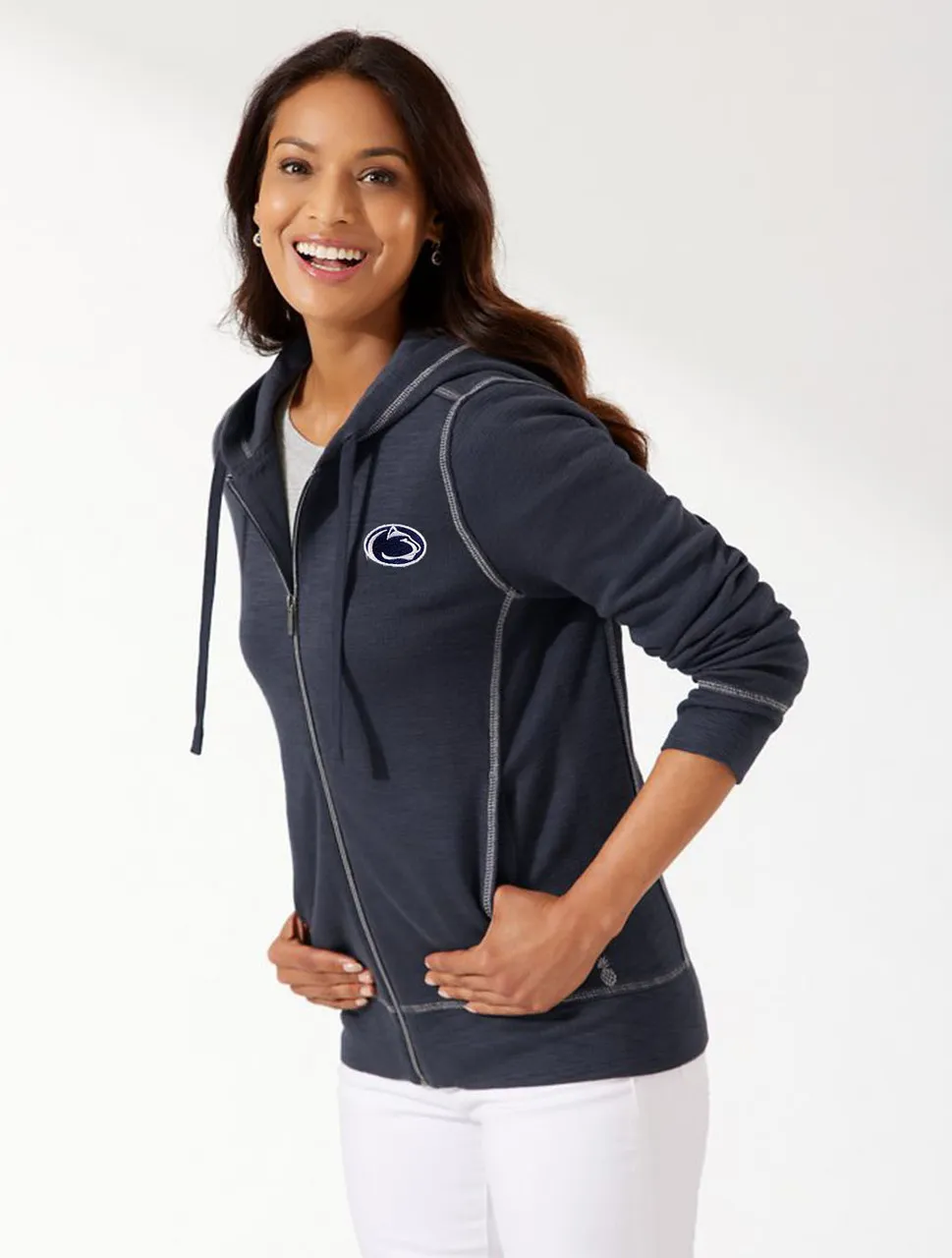 Penn State Tobago Bay Full Zip Hoodie | Womens Tommy Bahama