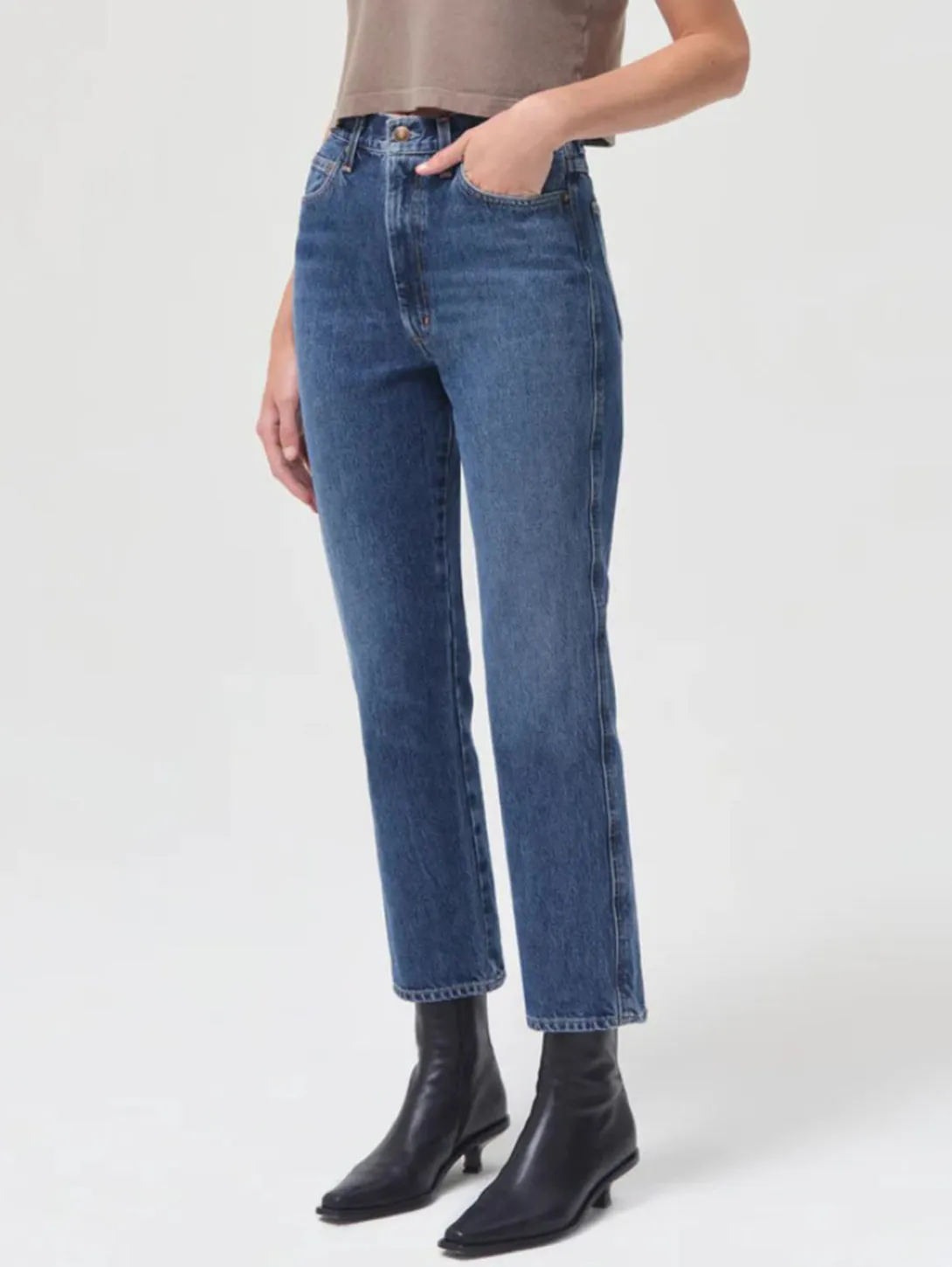 Pinch Waist Kick Flare Jean - Placebo