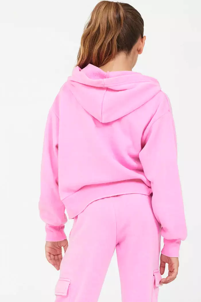 Pink Zip Hoodie