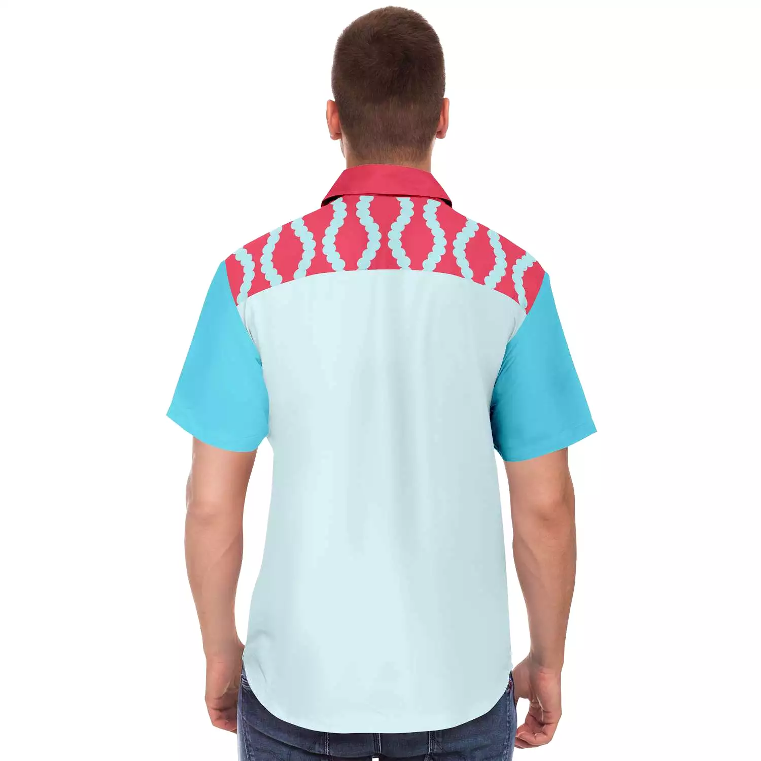 Polka Time Short Sleeve Button Down Shirt