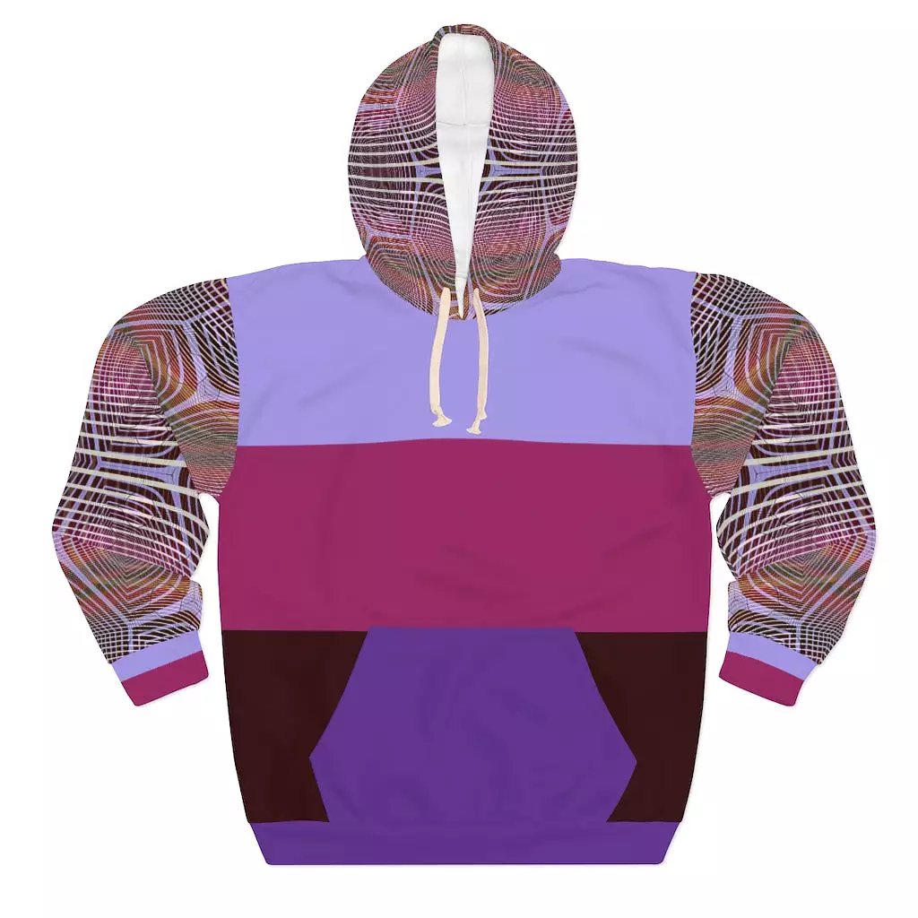 Purple Plasma Unisex Pullover Hoodie