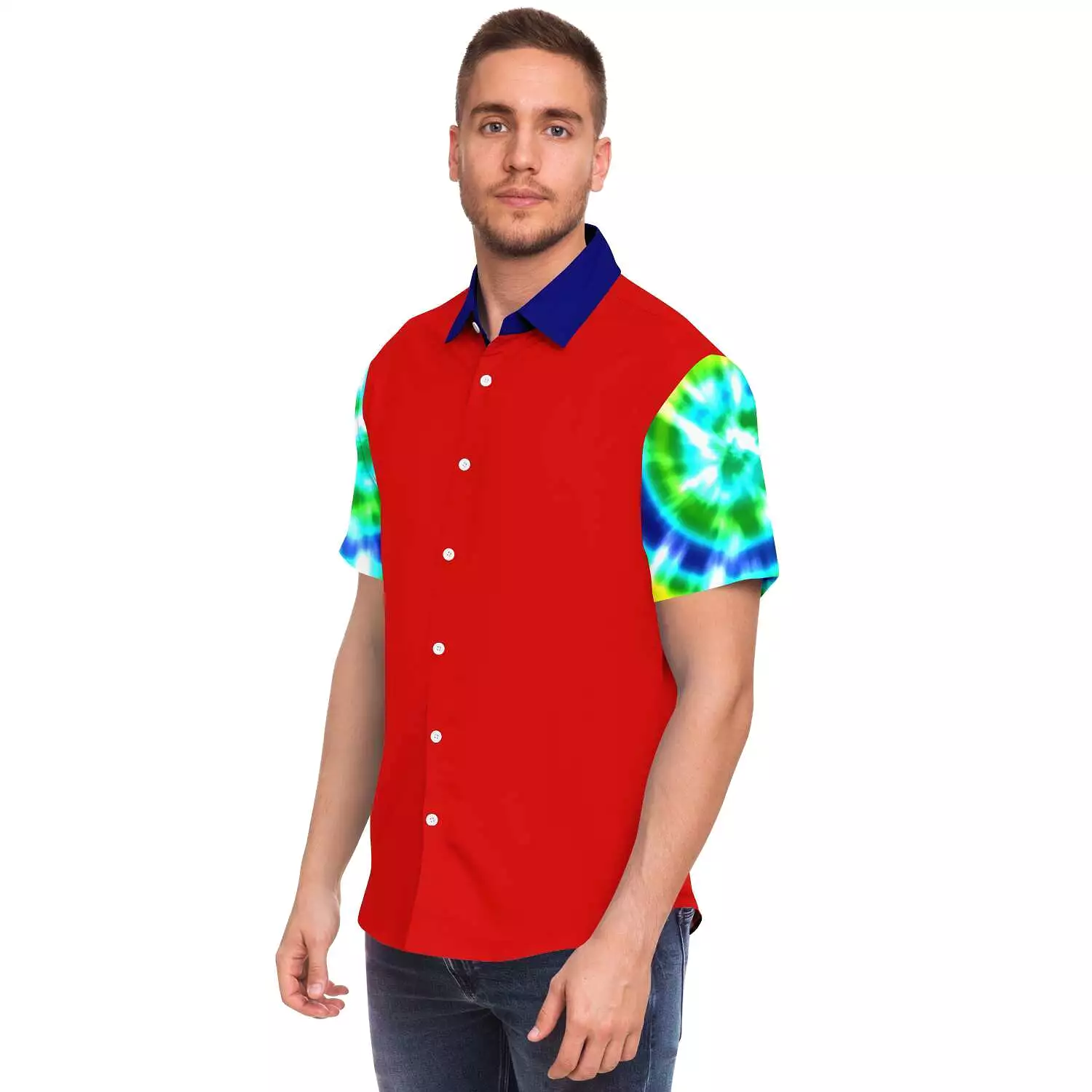 Rainbow Pride Button Down Shirt