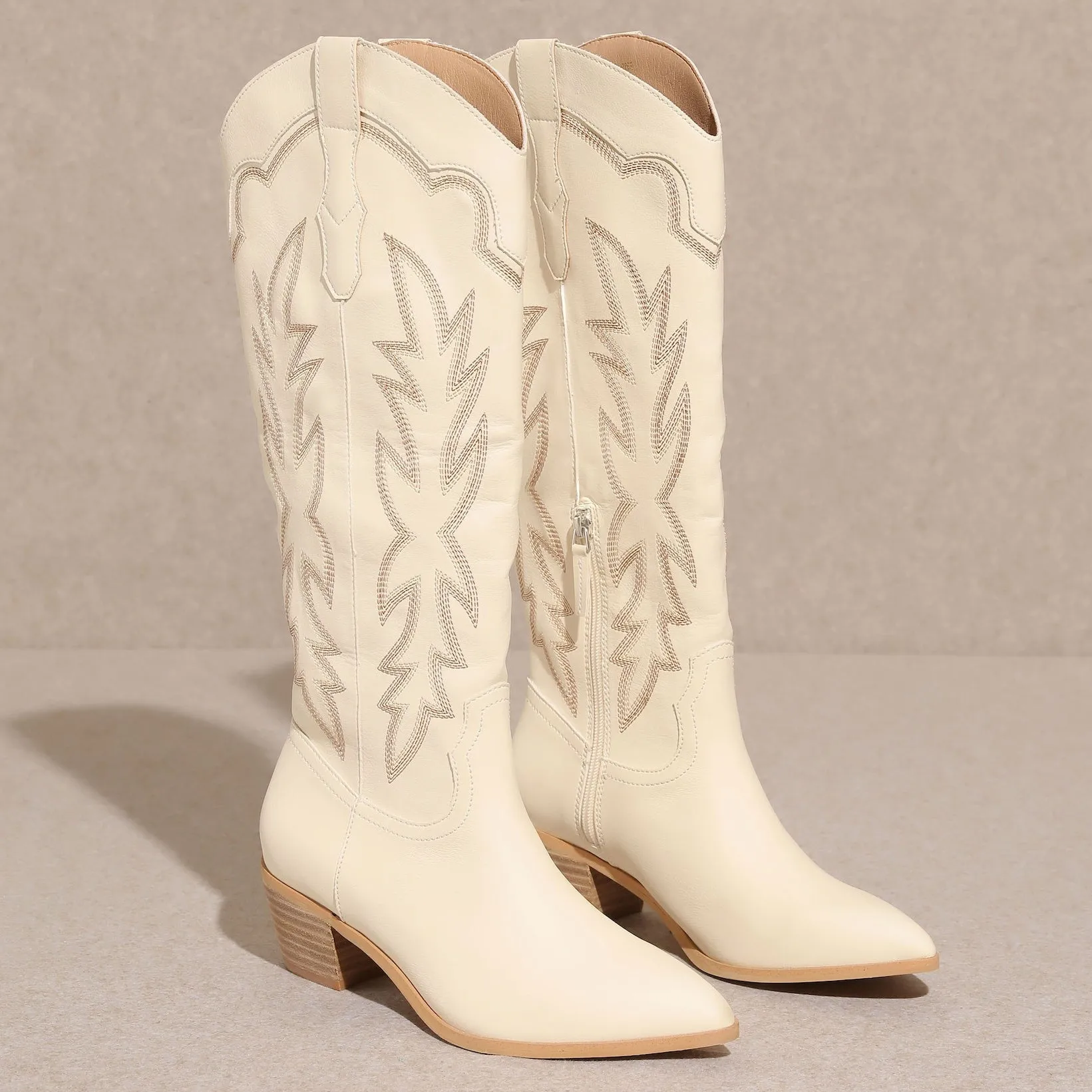 Samantha White Boots