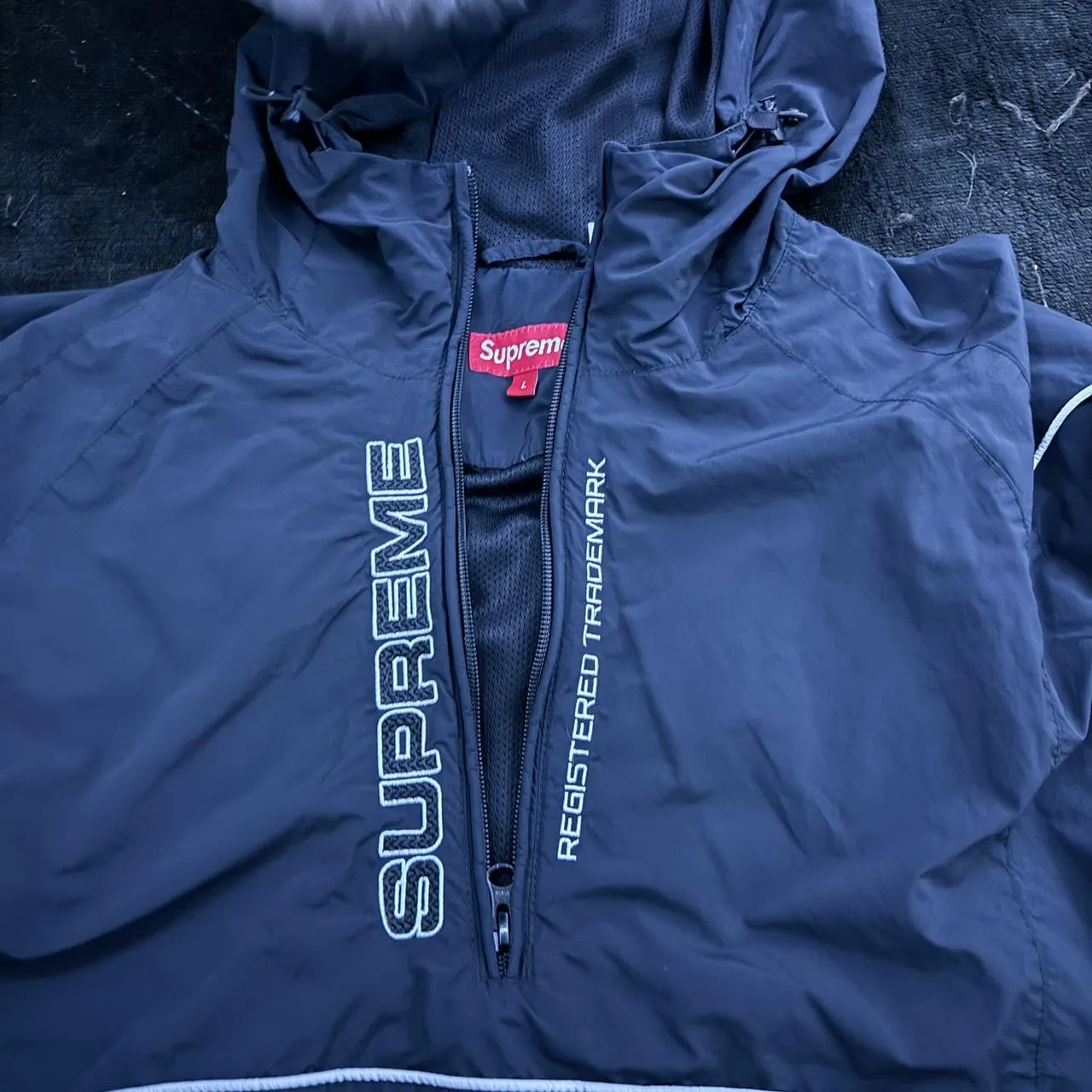 Supreme Men's Black Hoodie