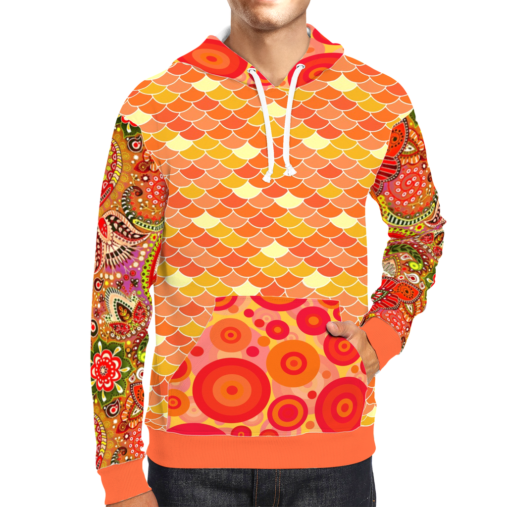 Tangerine Kiss Unisex Pullover Hoody