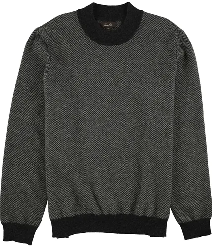 Tasso Elba Mens Herringbone Pullover Sweater