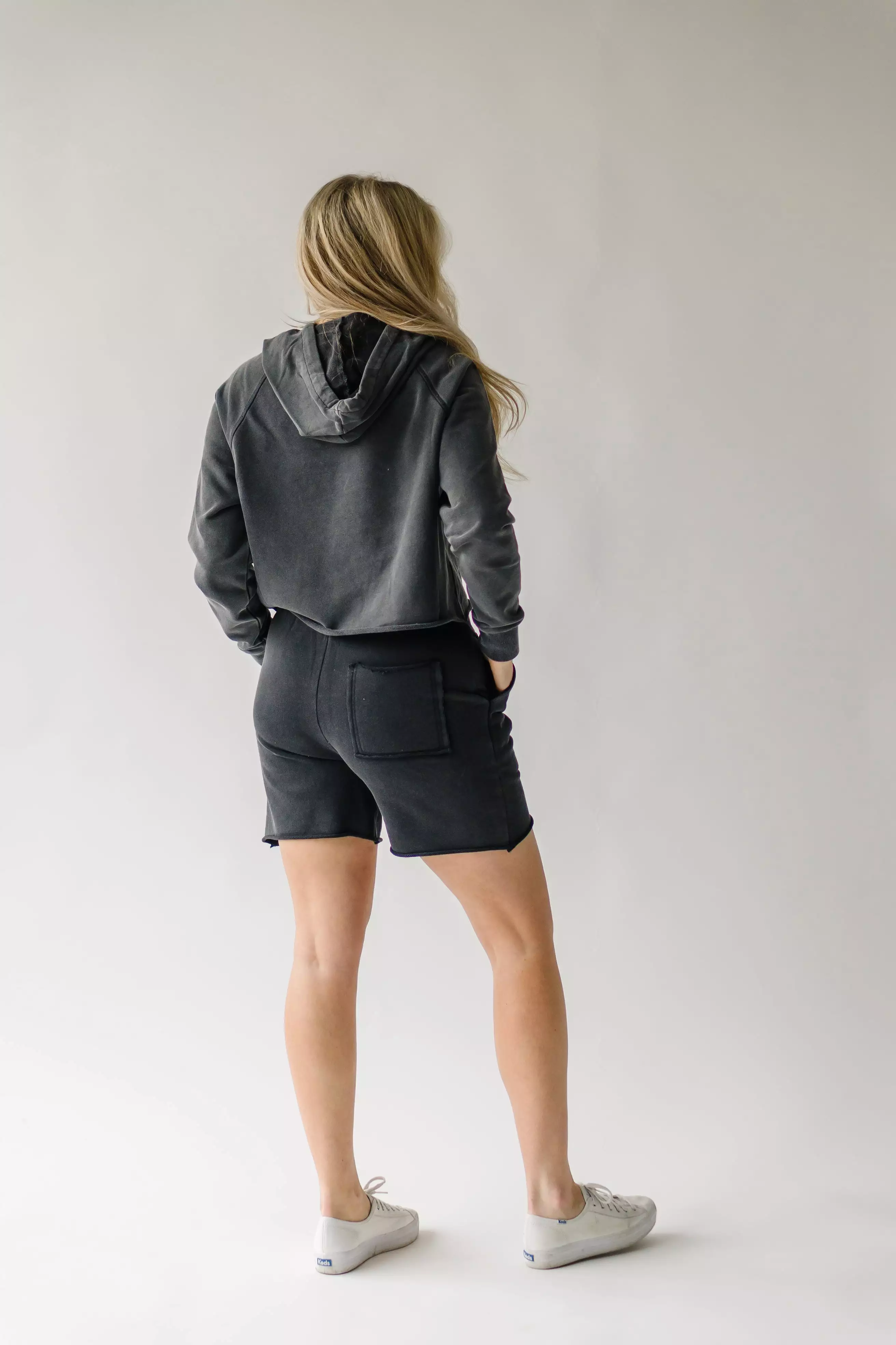 The Hansel Cropped Hoodie in Black