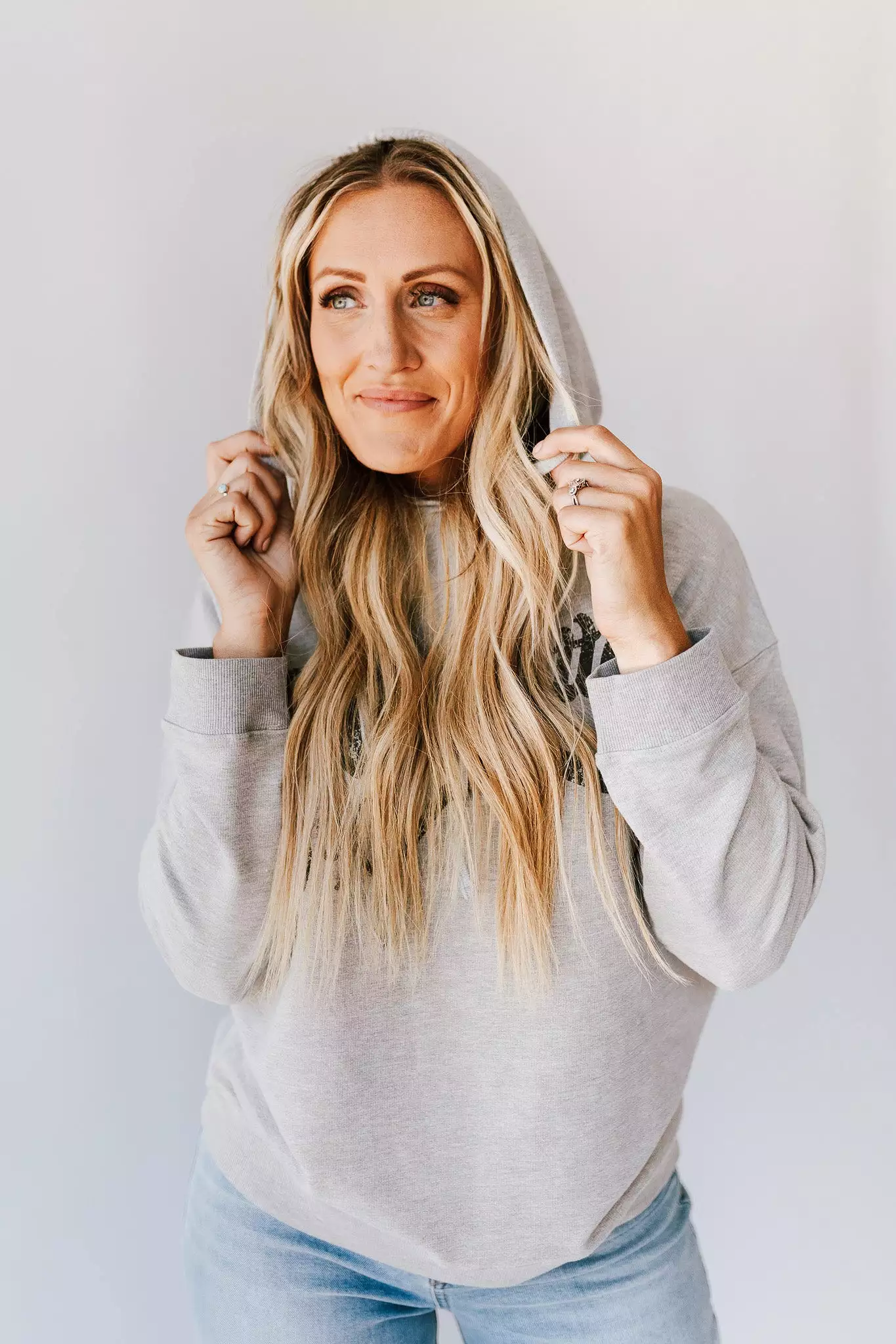 The Manhattan Hoodie in Heather Grey + Charcoal