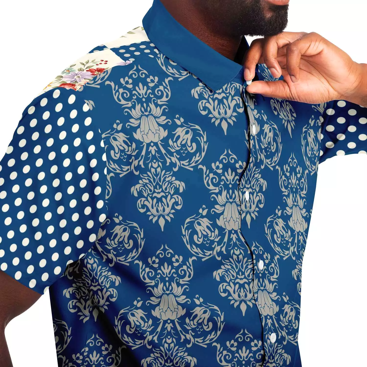 The Regal Beagle Short Sleeve Button Down Shirt