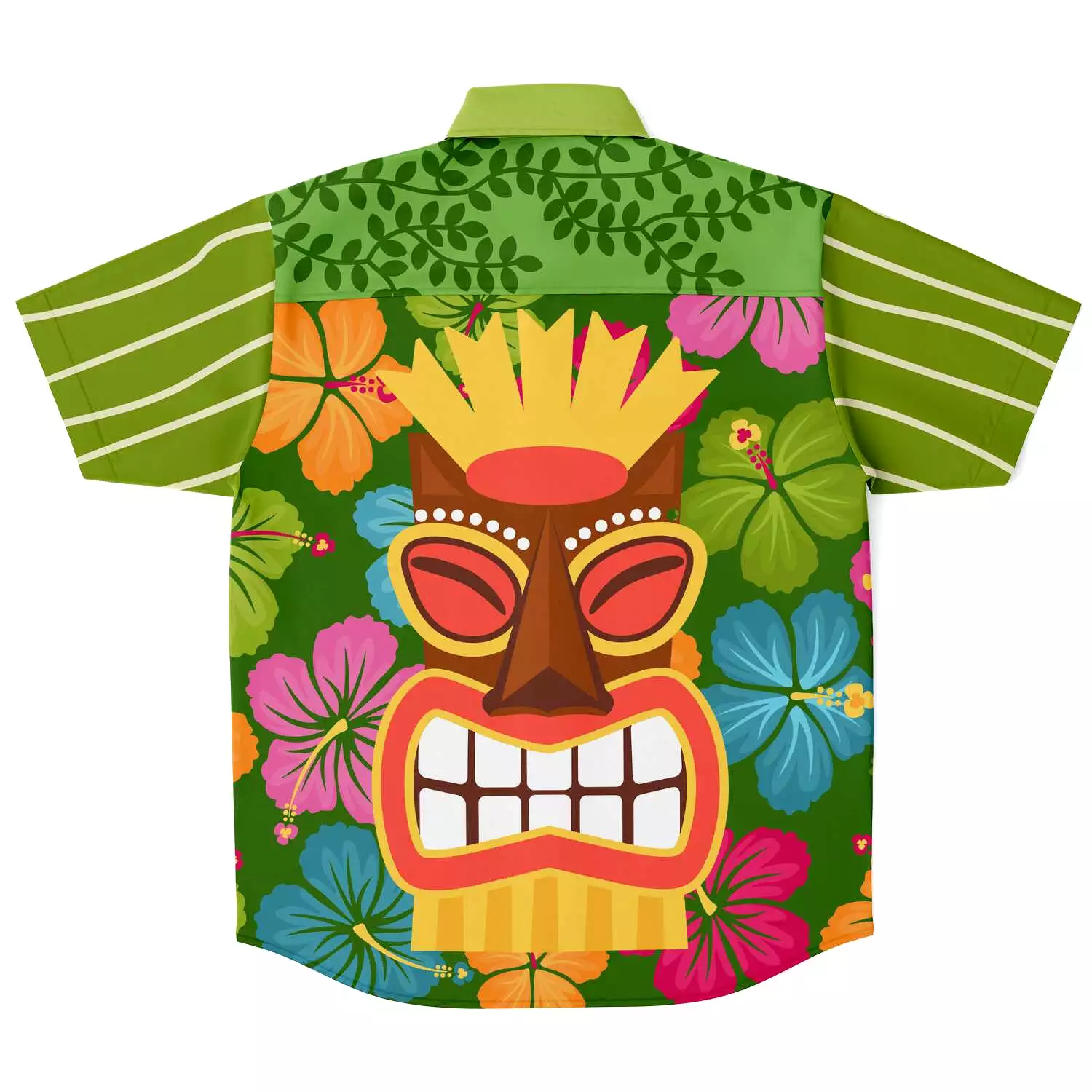 The Tiki God Short Sleeve Button Down Shirt