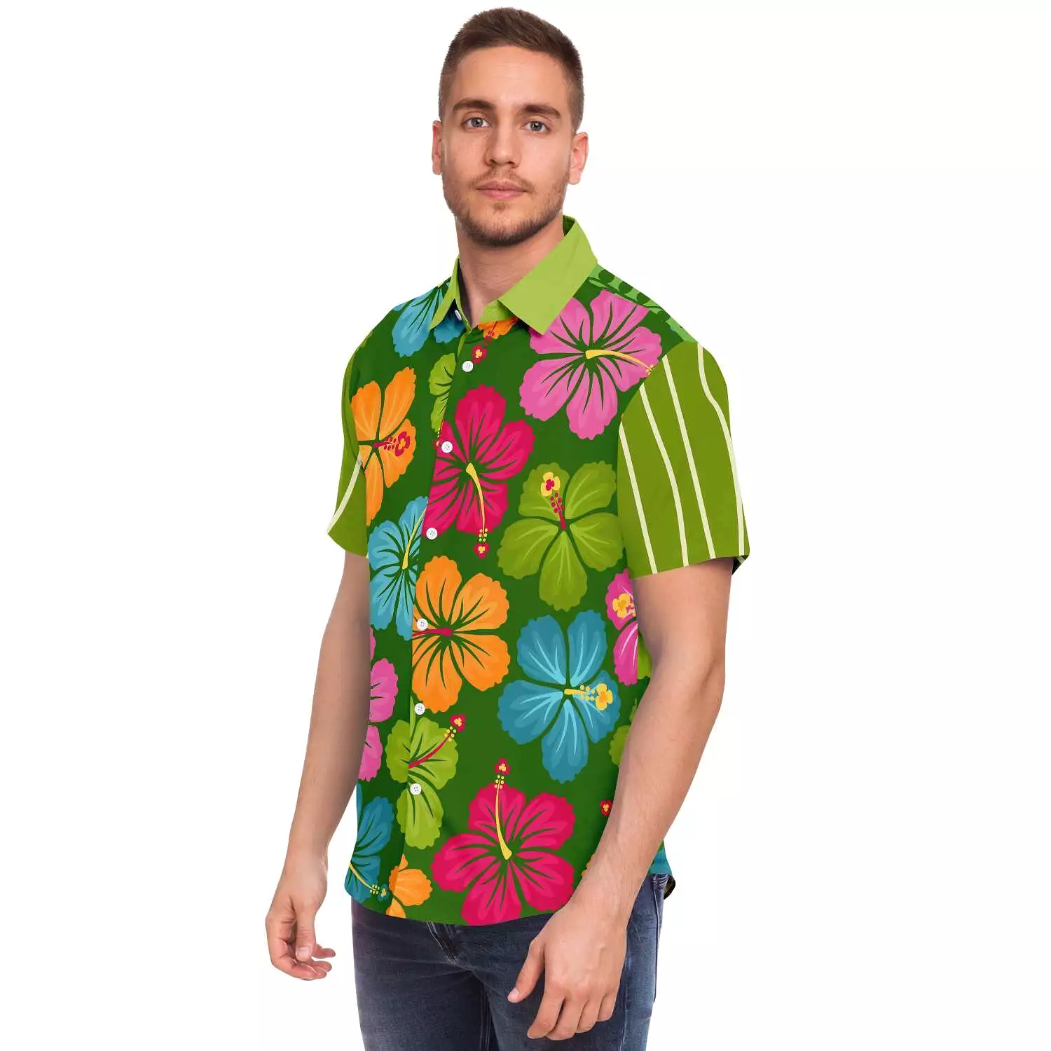 The Tiki God Short Sleeve Button Down Shirt