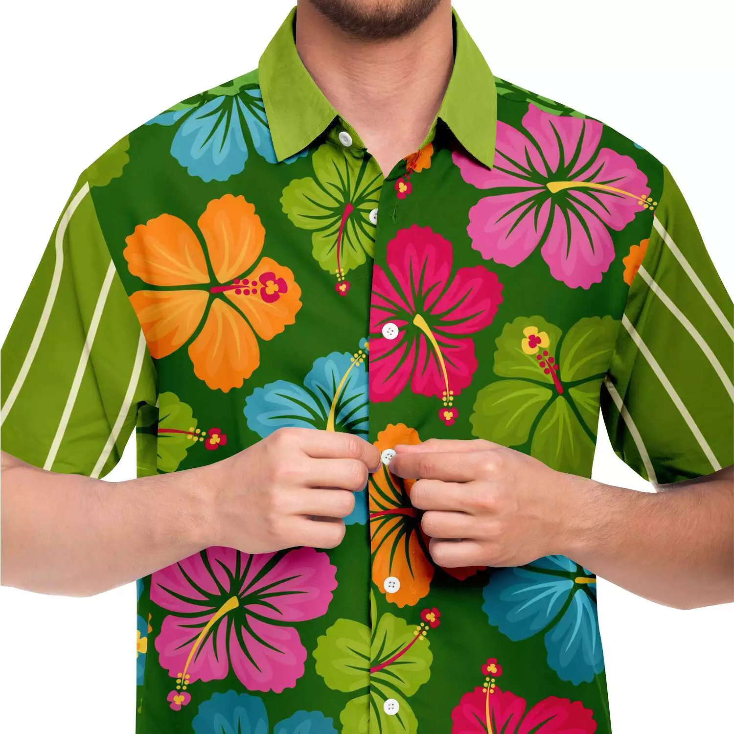 The Tiki God Short Sleeve Button Down Shirt