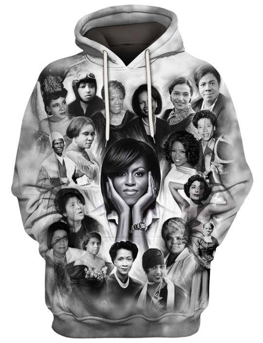 They Make Black History African American Raglan Hoodie