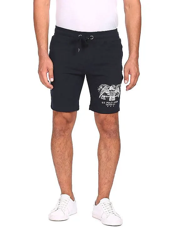 U.S. Polo Assn. Denim Co. Drawstring Waist Logo Shorts