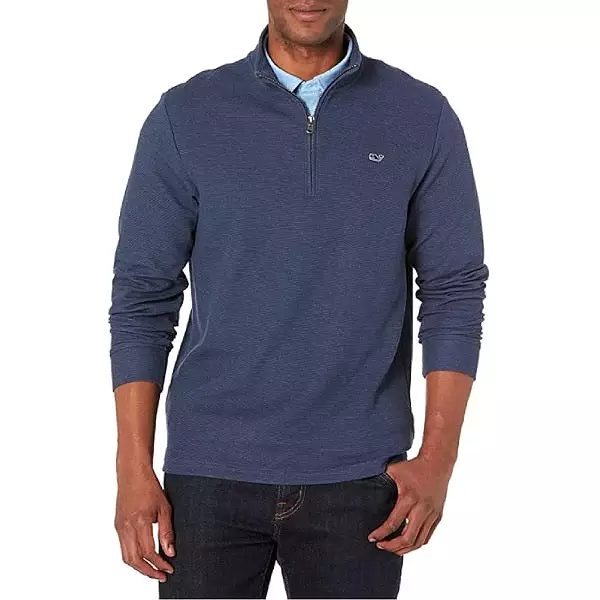 Vineyard Vines Saltwater Quarter-Zip Pullover Sweater