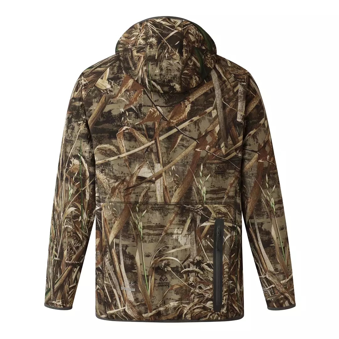 W3 Outbound Full Zip Hoodie: Water Resistant Hunting Hoodie with Face Mask