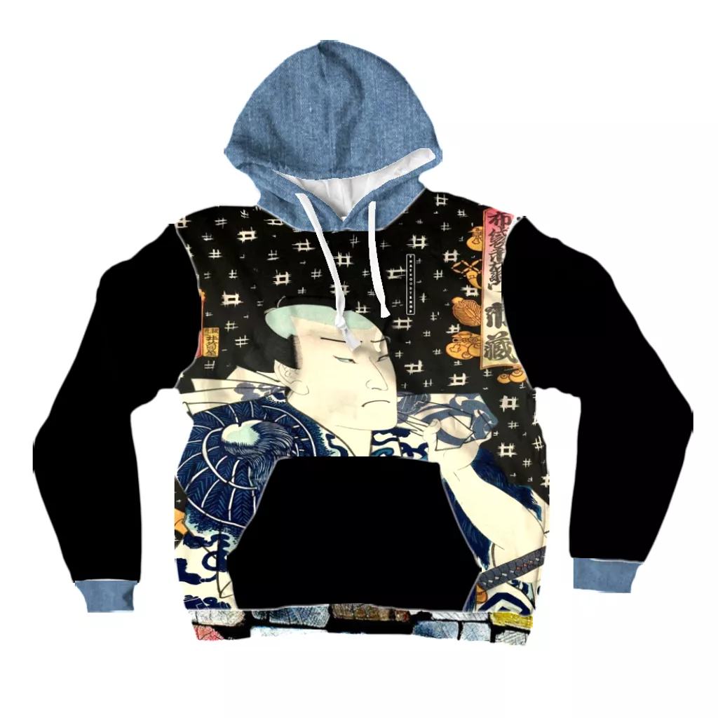 Warrior Pose II Pullover Hoodie