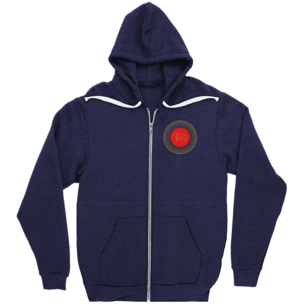 Warrior Pose Zip-Front Hoodie