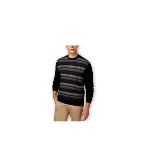 Weatherproof Mens Marled Striped Pullover Sweater