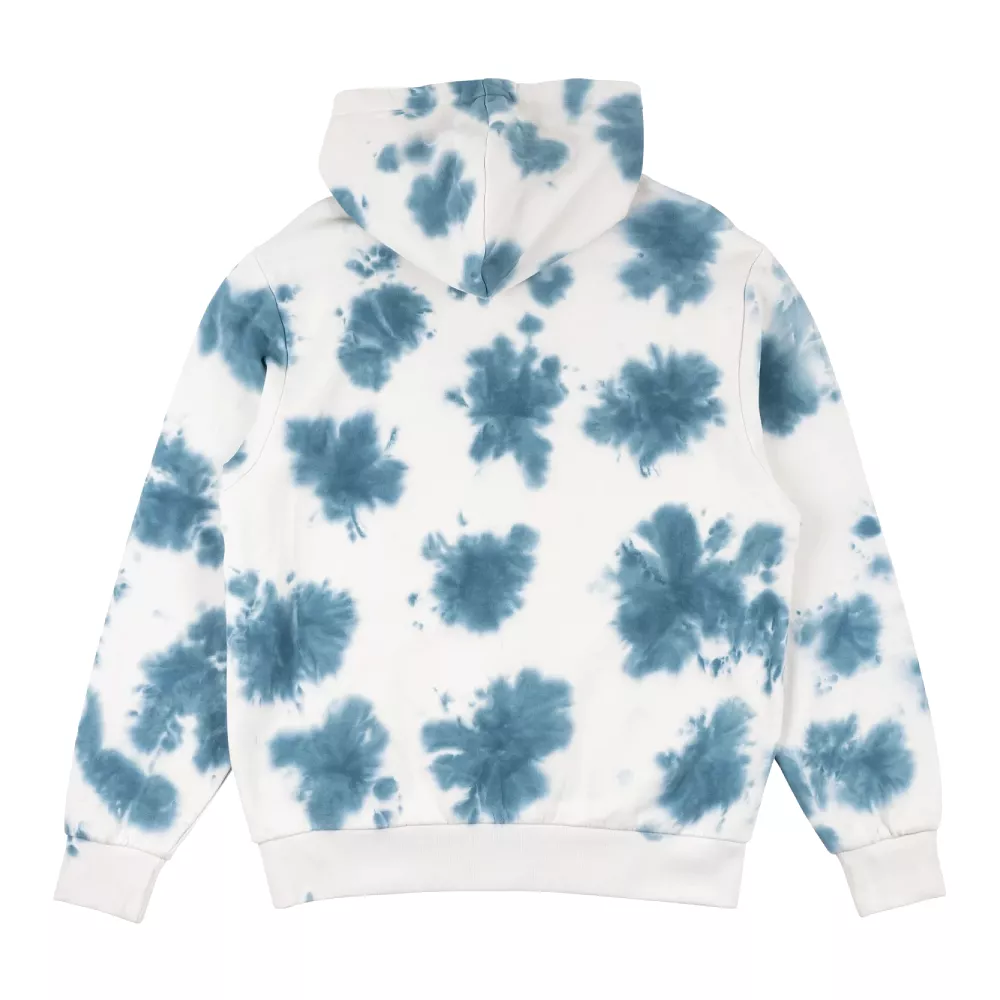 Welcome Inkblot Tie-Dyed Pullover Hoodie Bone/Mist