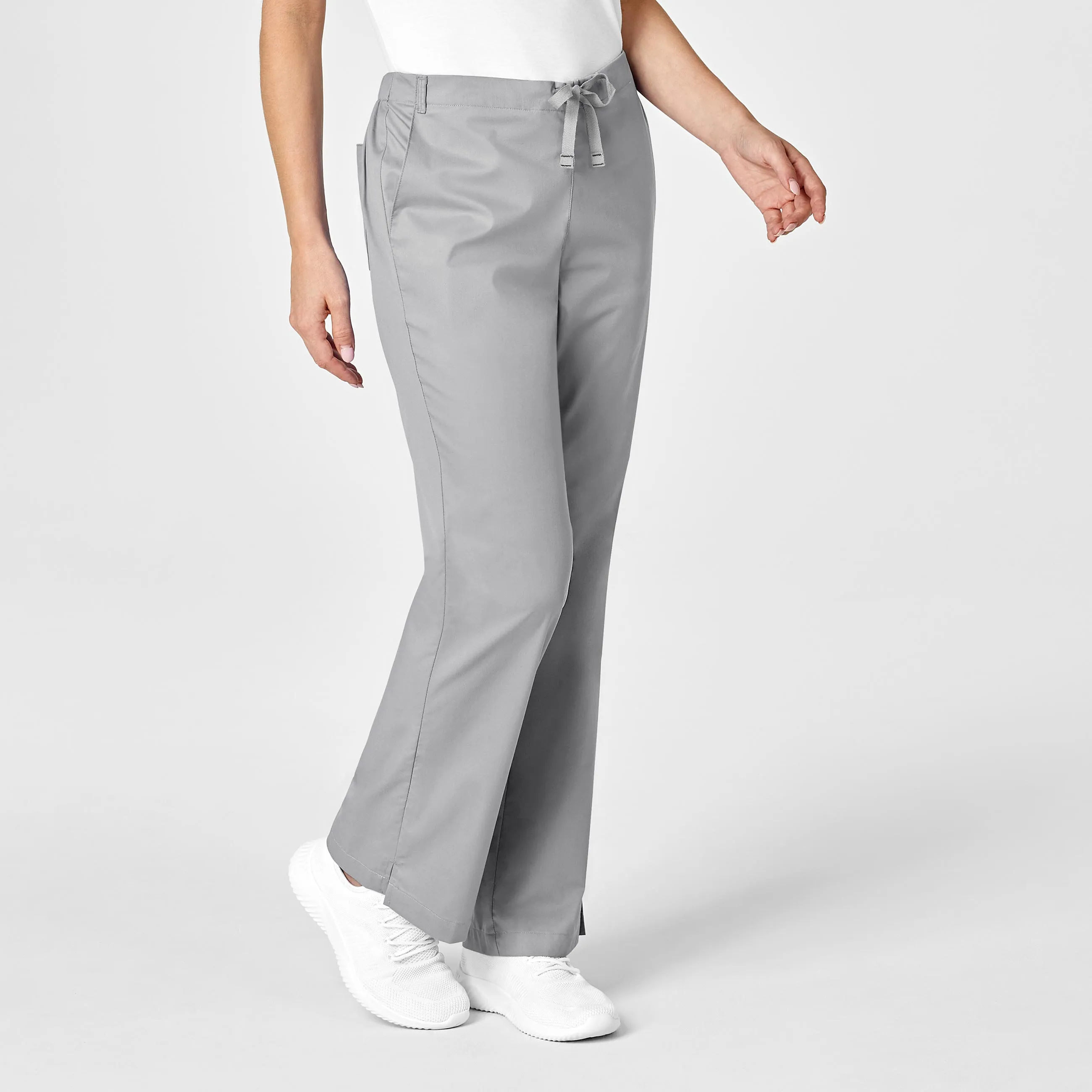 WonderWORK Women's Flare Leg Scrub Pant - Grey