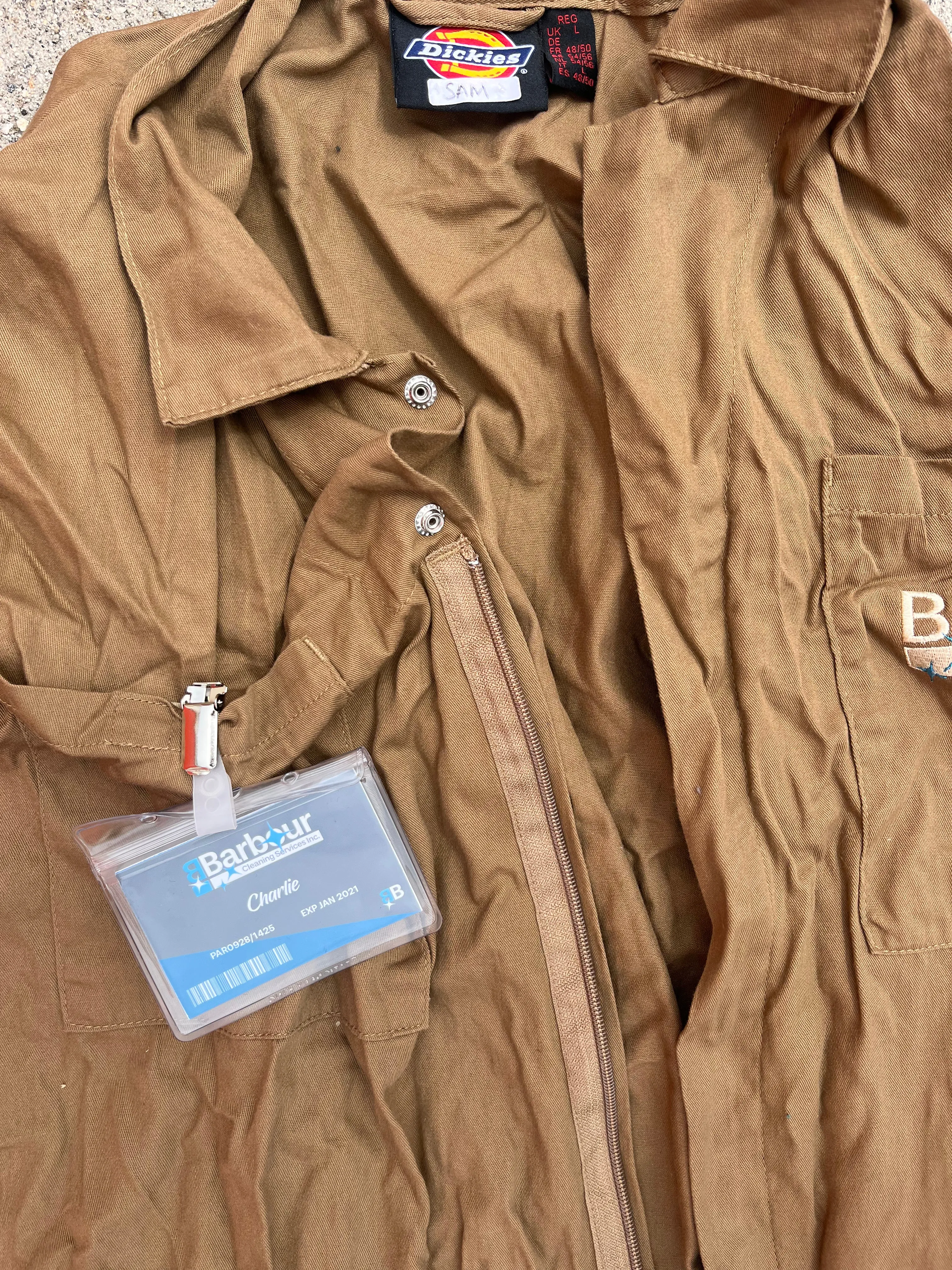 WRATH OF MAN: Carlos’s Barbour Undercover Tan HERO Jumpsuit